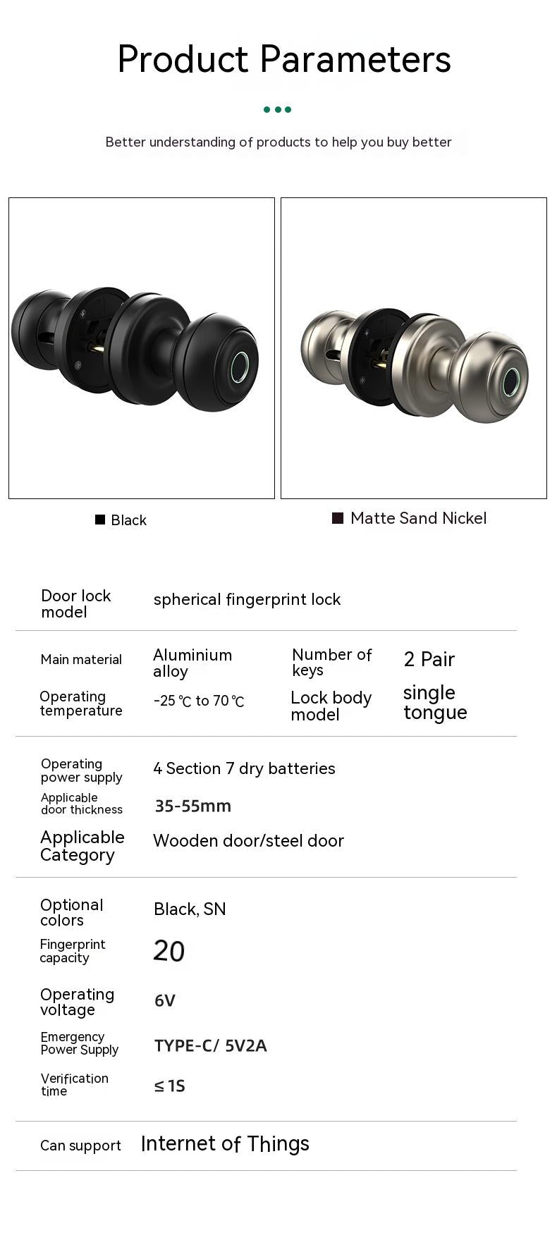 Smart Fingerprint  Door Lock